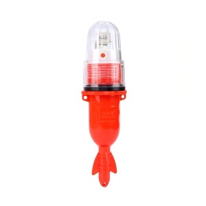Double-color LED fishnetlight,Automatic flashing, plastic one battery 