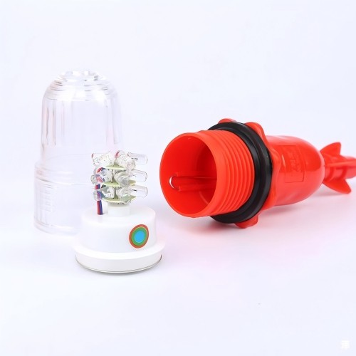  Triple-color LED fishnetlight,Automatic flashing, plastic one battery 